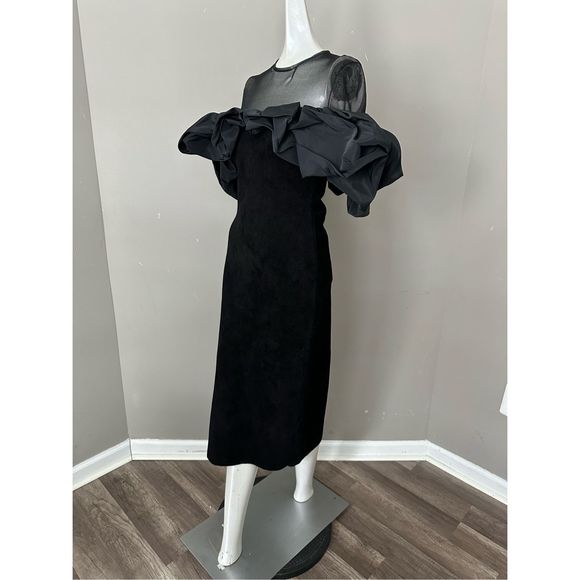 ALEXANDER MCQUEEN Balloon sleeves maxi dress - Picture 11 of 13